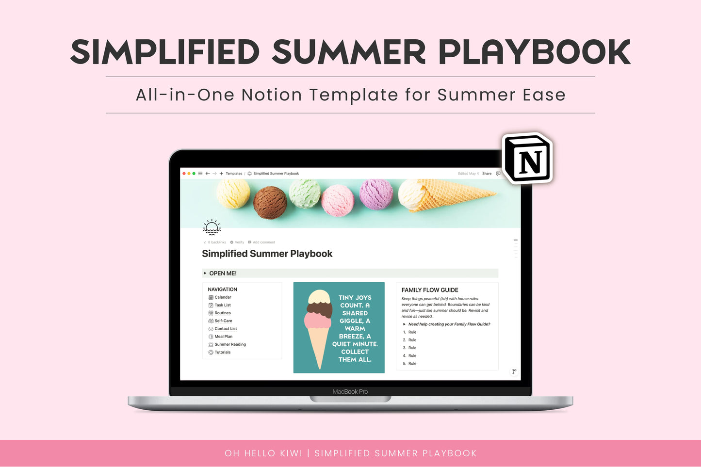 The Simplified Summer Playbook