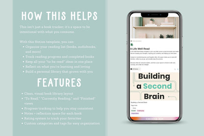 A Life Well Read | Notion Template