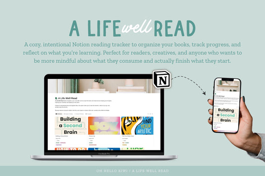 A Life Well Read | Notion Template