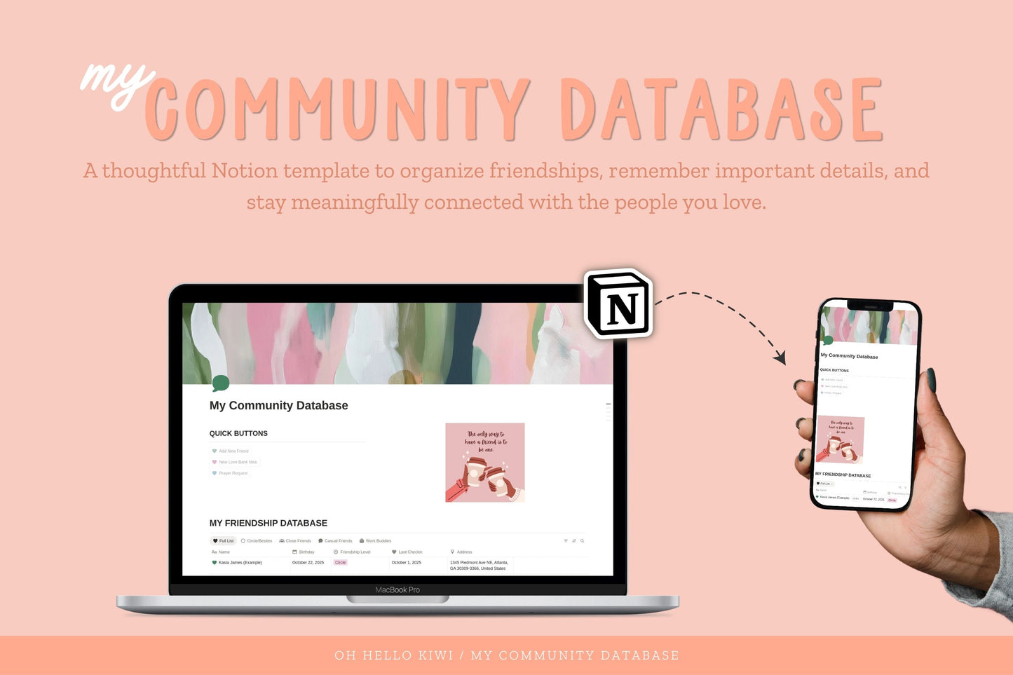 My Community Database | Notion Template
