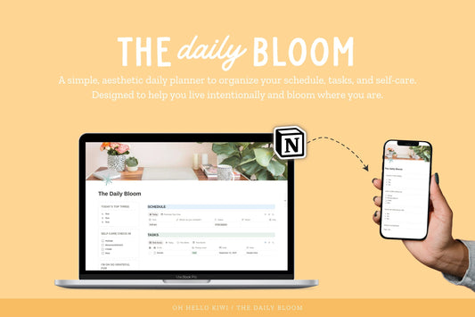 The Daily Bloom | Notion Template