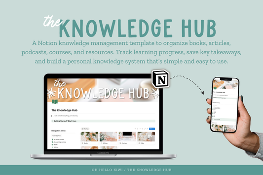 The Knowledge Hub | Notion Template