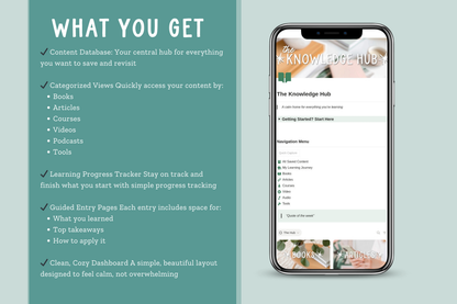 The Knowledge Hub | Notion Template
