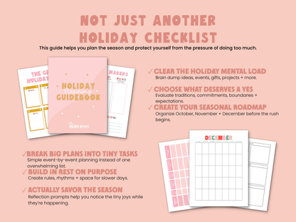 Holiday Planning Guidebook